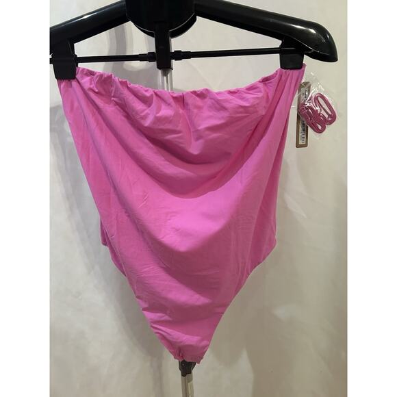 NWT SKIMS Women's Pink Thong Strapless Bodysuit Size XL - Picture 1 of 5